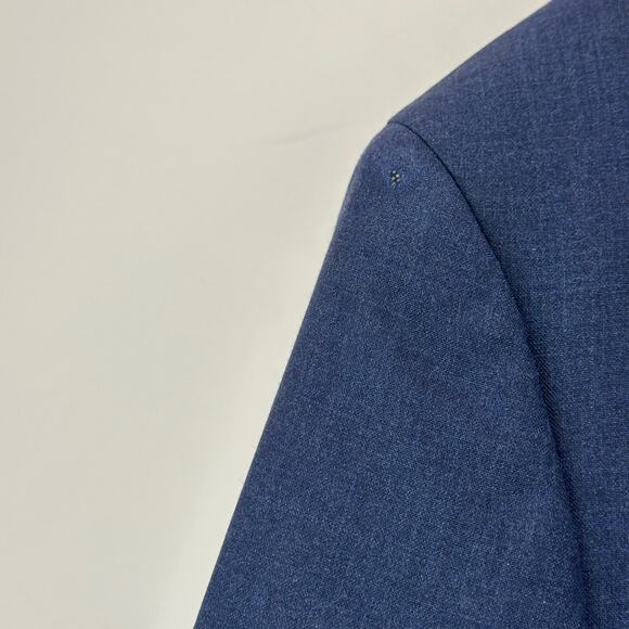 J.Crew Ludlow Slim Fit Suit Jacket Italian Loro Piana Wool Deep Pacific 39R NWT - Picture 16 of 16